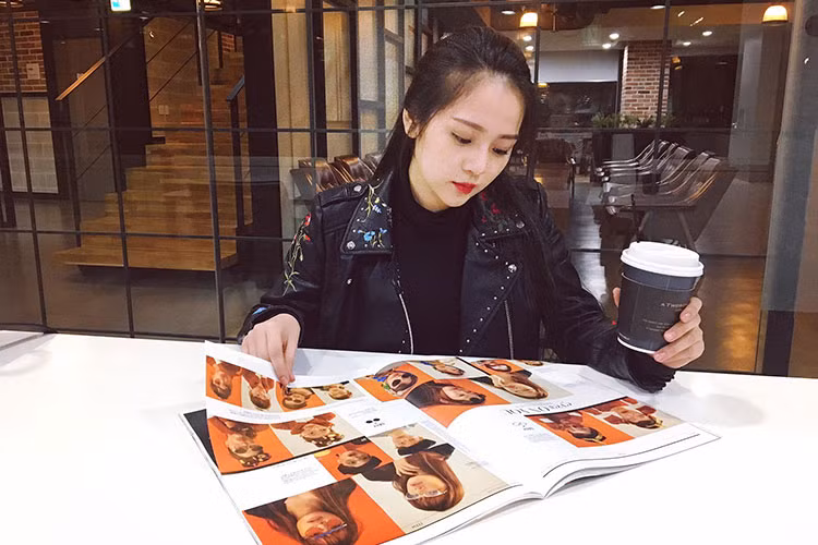 Hình ảnh Tam Triều Dâng xinh đẹp ngoài đời. Ảnh: FBNV