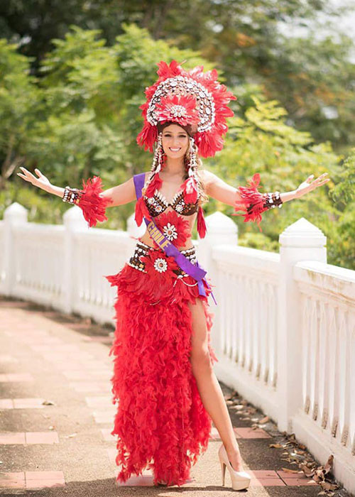 Fernanda từng đại diện Chile tham gia cuộc thi Miss Eco International 2017 và lọt top 15 chung cuộc. Ảnh: Fanpage