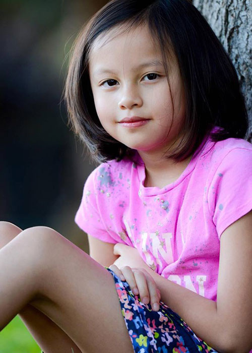 Bé Boba thừa hưởng những nét đẹp của người mẹ từng là siêu mẫu nổi tiếng.