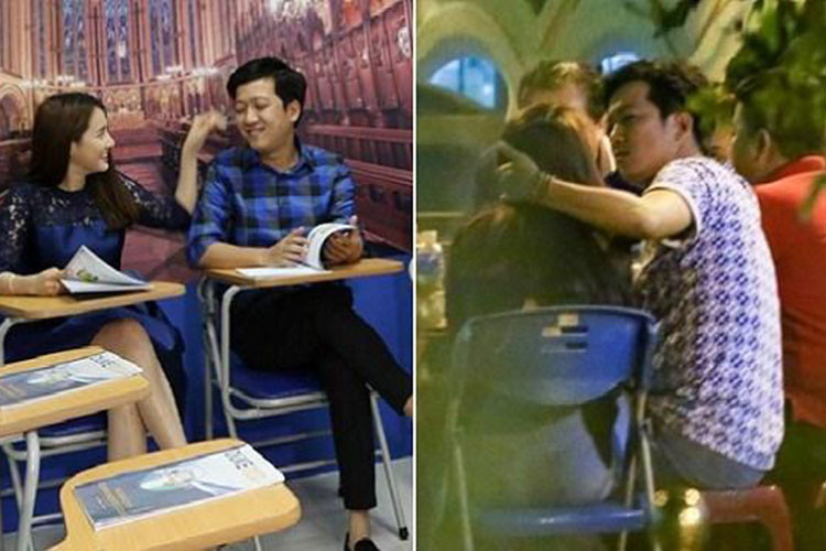 Đang hạnh phúc bên Nhã Phương, Trường Giang bất ngờ bị tố bắt hai tay với Quế Vân. Ảnh: Motthegioi