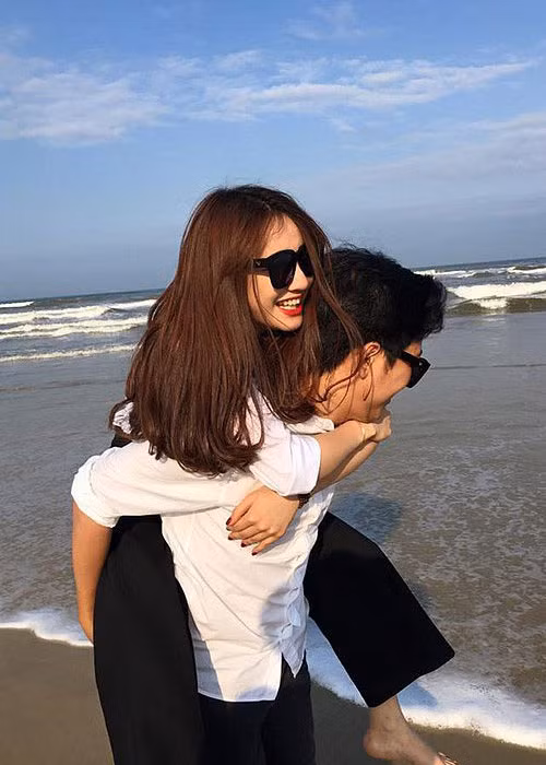 Nhã Phương là người bạn gái đầu tiên mà Trường Giang công khai với khán giả. Ảnh: FBNV