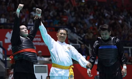 Pencak silat mang ve 2 tam HCV ASIAD cho the thao Viet Nam