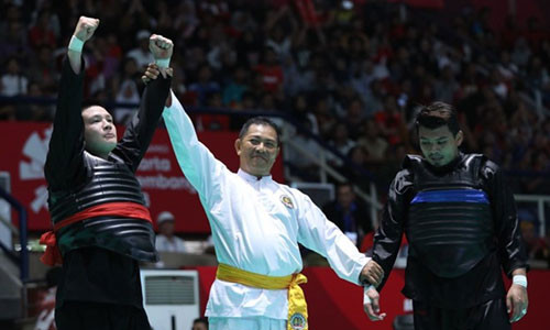Pencak silat mang ve 2 tam HCV ASIAD cho the thao Viet Nam