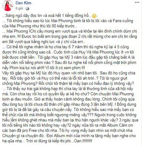 Dan Kim tiep tuc noi ve moi quan he voi tinh cu cua Mai Phuong-Hinh-2