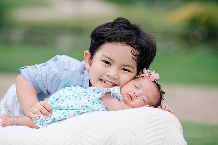 Bé Anna - thiên thần nhỏ thứ hai nhà Khánh Thi cất tiếng khóc chào đời vào tháng 6/2018.