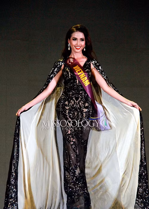 Tân Hoa hậu Đại sứ Du lịch Thế giới sở hữu chiều cao 1m74, số đo 3 vòng 90-60-100. Ảnh: Missosology