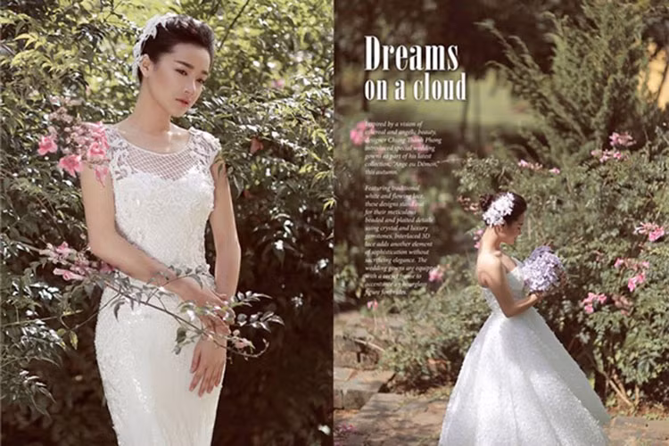 Mỗi lần hóa thân cô dâu, Nhã Phương lại được fans tấm tắc khen ngợi. Ảnh: Yan