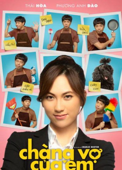 “Chàng vợ của em” hiện chiếu tại rạp. Phim đánh dấu sự tái xuất của ông vua phòng vé Thái Hòa. Ảnh: VTV