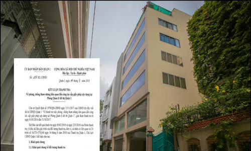 TP HCM: Hang loat vi pham trong cap phep xay dung tai quan 1