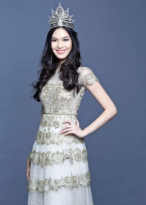 Hình ảnh Hoa hậu Thùy Dung vào năm 2014. Ảnh: VTC