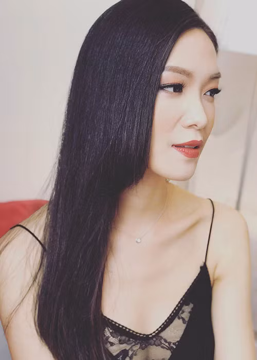 Thùy Dung mới đây khẳng định cô chưa từng phẫu thuật thẩm mỹ. Ảnh: FBNV