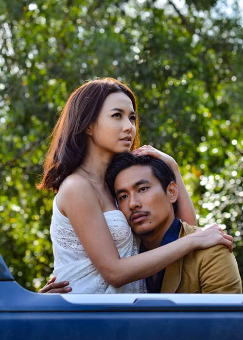 Đinh Ngọc Diệp cũng từng là người tình màn ảnh của Kiều Minh Tuấn. Cả hai đóng chung phim “Lộc phát”. Ảnh: Danviet