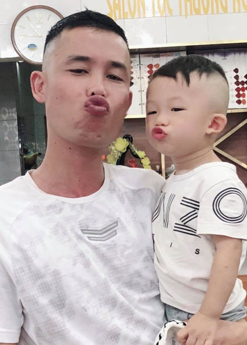 Vợ chồng Hiệp Gà đặt tên thân mật cho quý tử là Cu Tèo.