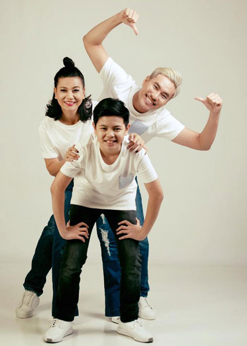 Kiều Minh Tuấn che chở cho Cát Phượng và con trai riêng của cô trong suốt nhiều năm qua.