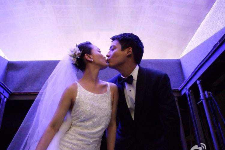 Trước khi đến với Cao Thánh Viễn, Châu Tấn bao lần lận đận trong chuyện tình cảm. Ảnh: Weibo