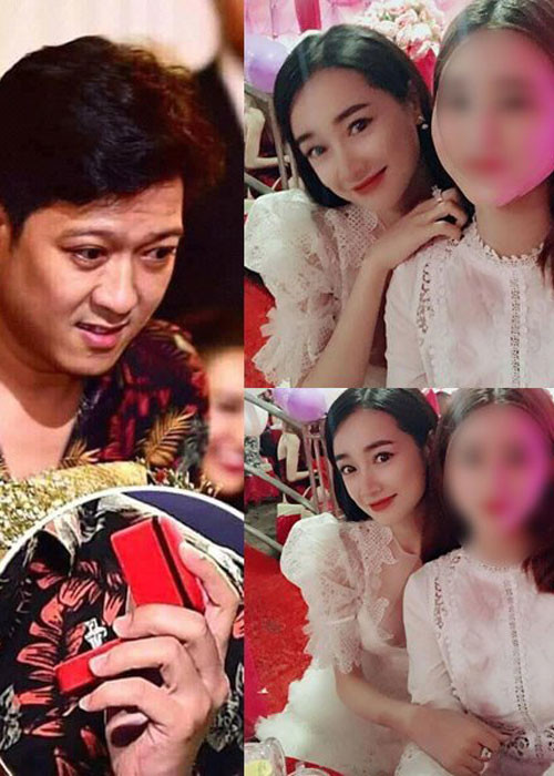 Gần đây, dân mạng bất ngờ tìm ra bằng chứng thông tin về đám cưới của Trường Giang - Nhã Phương trong tương lai gần là có thật khi tại đám cưới của em gái, Nhã Phương đeo chiếc nhẫn Trường Giang dùng để cầu hôn cô tại lễ trao giải Mai Vàng đầu năm nay. Ảnh: Vietnamnet