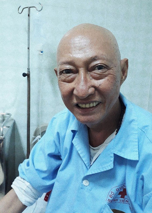 Nam diễn viên "Đất phương Nam" hiện mắc bệnh ung thư ở giai đoạn 4. Giống Mai Phương, ban đầu, ông giấu bệnh tình với khán giả, đồng nghiệp và vẫn đi đóng phim bình thường. Ảnh: Doisongphatluat