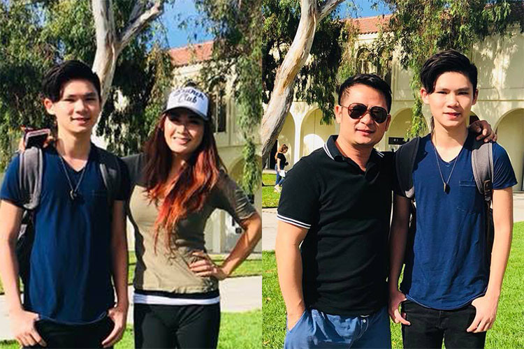 Mới đây, Bằng Kiều và vợ cũ đã cùng đưa con trai cả đến trường vào ngày khai giảng năm học mới.