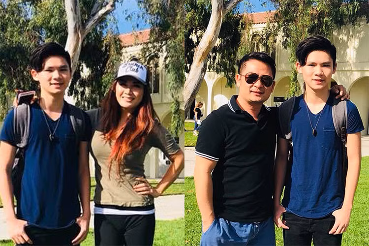 Mới đây, Bằng Kiều và vợ cũ đã cùng đưa con trai cả đến trường vào ngày khai giảng năm học mới.