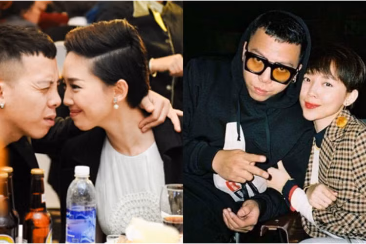 Tóc Tiên và Hoàng Touliver không những hợp tác ăn ý trong công việc mà còn dành cho nhau những cử chỉ tình tứ. Ảnh: Pose