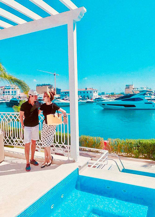 Vợ chồng Lý Hải - Minh Hà trốn các con đi du lịch nước ngoài.