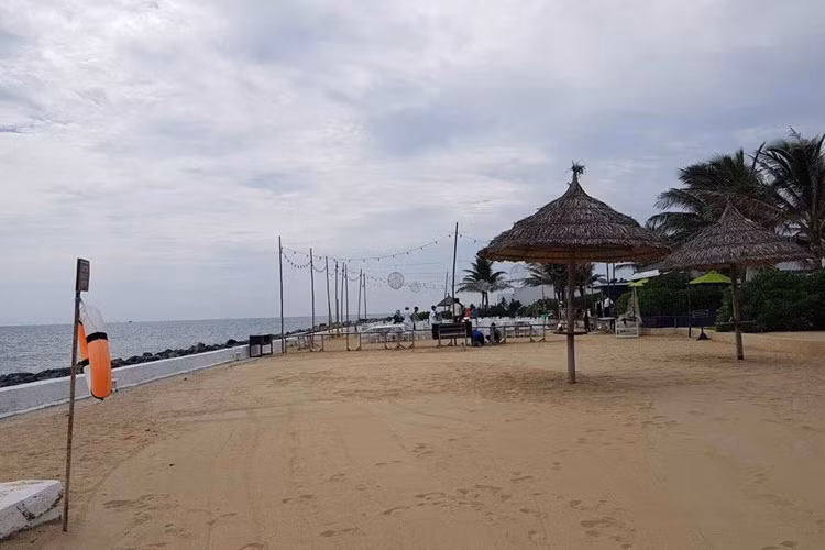 Trước đây, Trường Giang từng chia sẻ mong muốn tổ chức ngày trọng đại bên bờ biển. Ảnh: Laodong