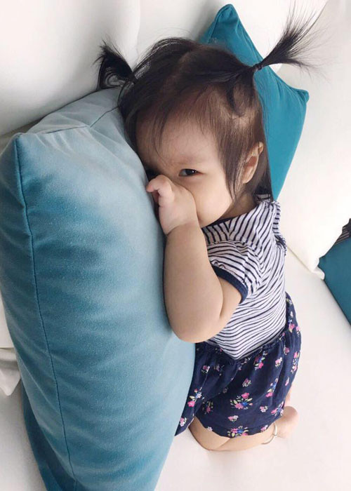 Con gái thứ ba của Bạch Dương tên thân mật là Bebe. Ảnh: FBNV