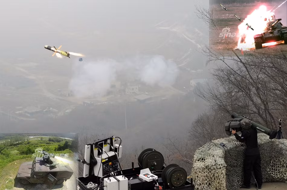 Nó cũng sở hữu đầu dò hồng ngoại độ nhạy cao cho khả năng "bắn và quên" (mục tiêu được khóa trước, sau khi bắn tên lửa tự tìm xe tăng địch, xạ thủ ung dung rút khỏi vị trí bắn). Đặc biệt, nó cũng có khả năng tấn công theo quỹ đạo hướng xuống nóc – vị trí bọc giáp yếu nhất trên xe tăng. Nguồn ảnh: Sina