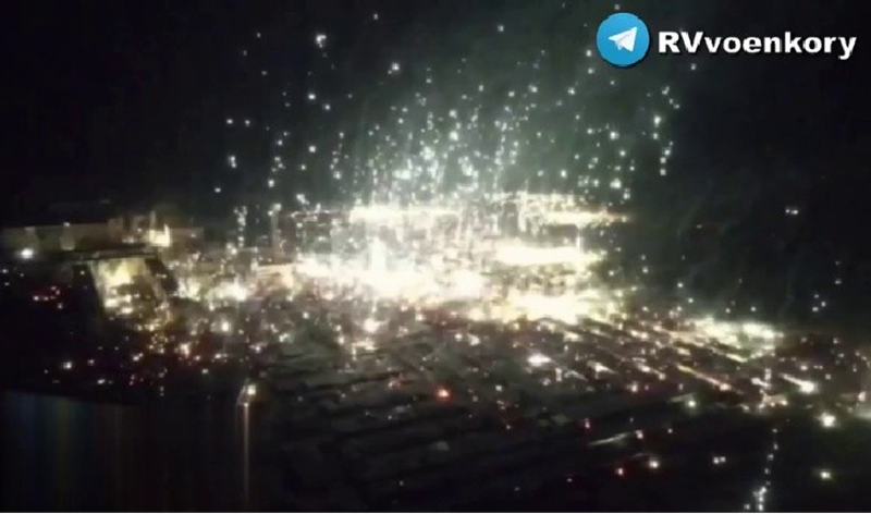 Gần đây, Lữ đoàn cơ giới số 60 của Ukraine đã khoe bom nhiệt hạch trên mạng xã hội. Phi đội máy bay không người lái Ukraine đã sử dụng những quả bom nhiệt hạch này để thả chúng một cách chính xác vào xe tăng, boongke, kho đạn dược của Nga và những nơi khác. Ảnh: Telegram.