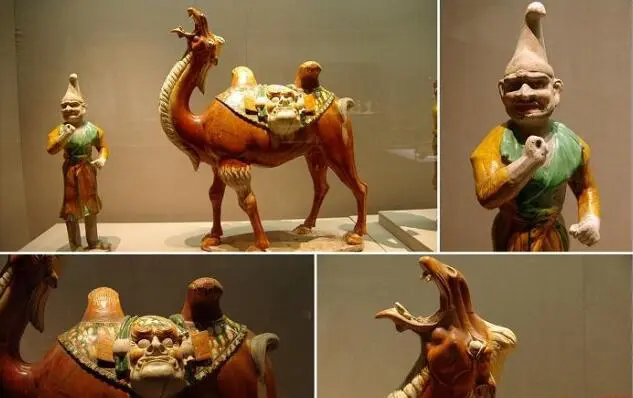 Đặc biệt, có 50 món đồ gốm với họa tiết tinh xảo, trong đó 3 bức tượng "quái thú" theo phong cách Đường Tam Thái là điểm đặc biệt.