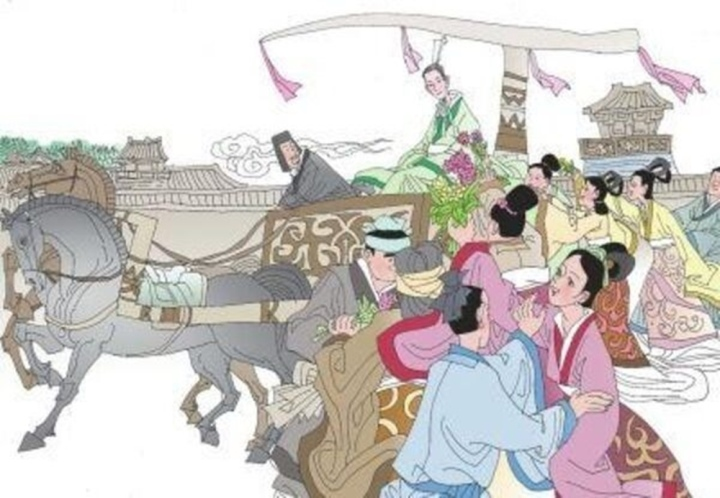 Với vẻ tuấn tú và tài năng văn chương, " mỹ nam" này thu hút phụ nữ và được tưởng nhớ với câu thành ngữ "Dung mạo tựa Phan An".