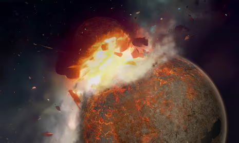 Theo giả thuyết này, khi thiên thể này va chạm vào Trái Đất, nó đã làm tan chảy một phần của lớp phủ. Sau đó, mảng rắn dưới phần bị ảnh hưởng đã trở thành hai vùng LLVP. Các vùng này bây giờ chiếm khoảng 4% của lớp phủ Trái Đất và có khối lượng và thể tích tương tự như thiên thể ban đầu.