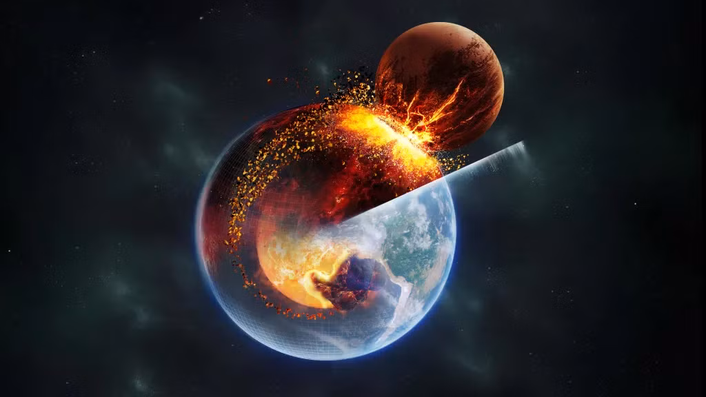 Điều đặc biệt là nghiên cứu mới cho rằng sự tồn tại của hai LLVP này có thể xuất phát từ một sự va chạm lớn giữa Trái Đất và một thiên thể có kích thước bằng Sao Hỏa cách đây hàng tỷ năm.