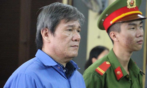 Bị cáo Dương Thanh Cường tại tòa