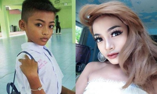 Hình ảnh so sánh đối lập khiến Nesty được nhiều người chú ý.