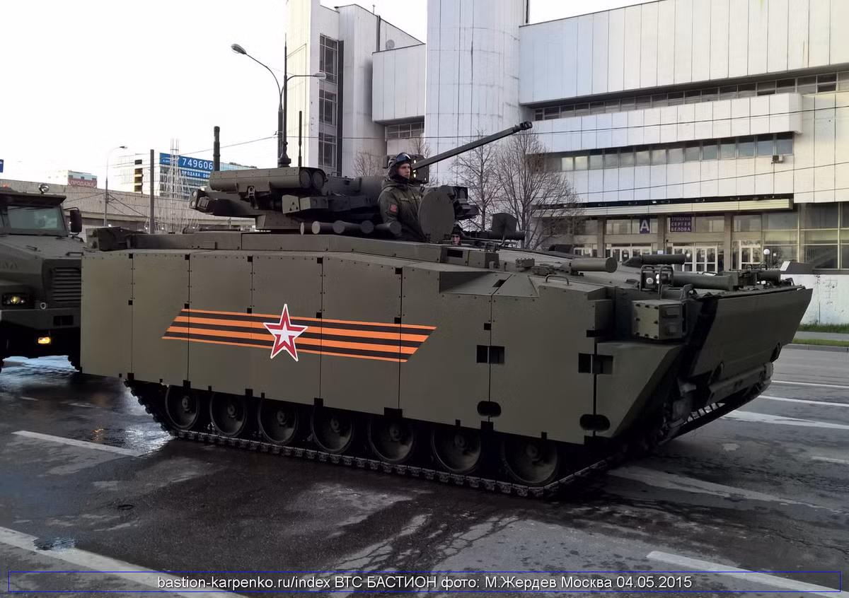 Cùng với T-14, T-15 Armata, xe chiến đấu bộ binh Kurganets-25 hứa hẹn sẽ trở thành "xương sống" của bộ binh cơ giới Nga trong tương lai. Nguồn ảnh: Bastion