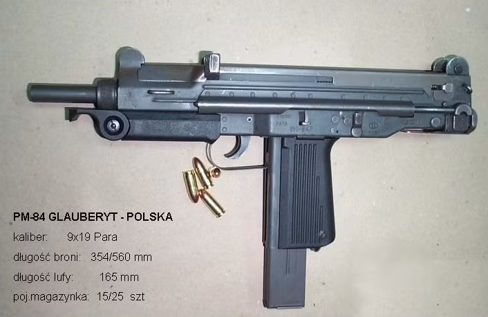 9x19 bắt đầu được sử dụng trên phiên bản PM-84P. Nguồn ảnh: Almax