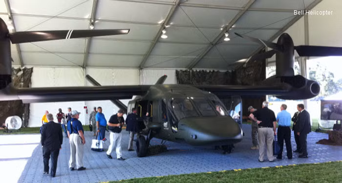 Trong hình là nguyên mẫu Bell V-280 Valor - trực thăng cánh lật mới nhất của không lực Mỹ. Nguồn ảnh: Helicopter History Site