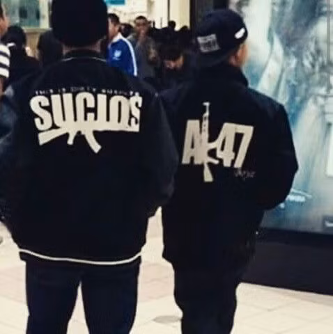 AK-47 cũng là một "hoa văn" biểu tượng cho sức mạnh thường được in trên các loại áo phông, áo khoác. Nguồn ảnh: Pinterest.