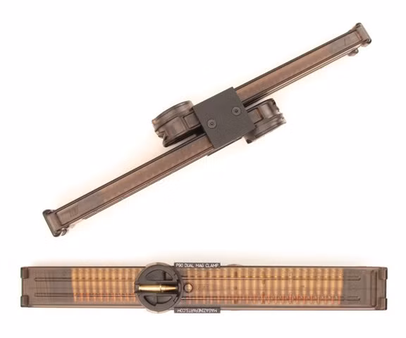 Băng đạn cũng có thể gắn các vào với nhau để thay đạn khi cần thiết một cách nhanh chóng giúp duy trì hỏa lực chiến đấu. Nguồn ảnh: The DV8's