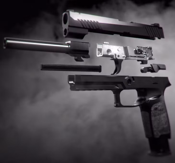 Tầm bắn hiệu quả từ 50 tới 62m tùy loại đạn. Dự tính Lục quân Mỹ sẽ mua ít nhất 500.000 khẩu súng này trong tương lai. Nguồn ảnh: Everyday