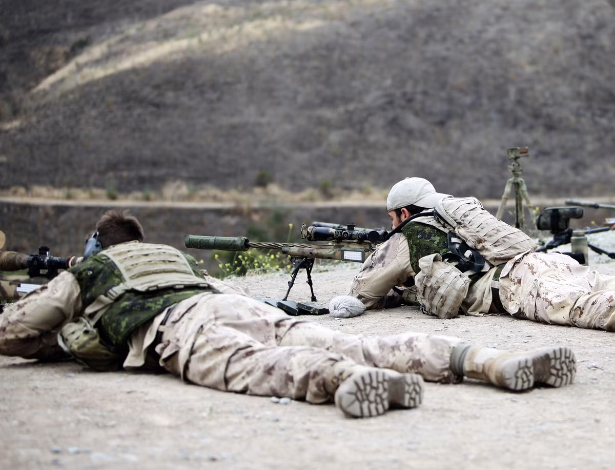 Loại súng mà lính bắn tỉa Canada sử dụng là khẩu súng bắn tỉa McMillan TAC-50 do công ty McMillan Firearms Manufacturing, Mỹ sản xuất. Ảnh: Flickr.