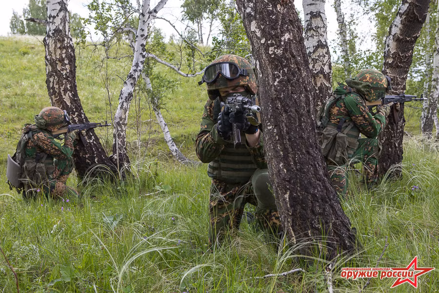 Họ lợi dụng địa hình địa vật để ẩn nấp, quan sát và tấn công từ nhiều hướng khác nhau. Ảnh: Arms Expo.