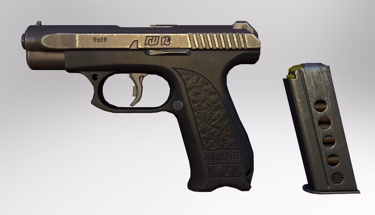 Cuối cùng danh sách là tiêu chí khẩu súng lục chứa được nhiều đạn nhất thuộc về khẩu GSh-18. Khẩu súng được thiết kế và sản xuất từ năm 2006 này có khả năng chứa tới 18 viên đạn trong băng. Nguồn ảnh: Turbo.