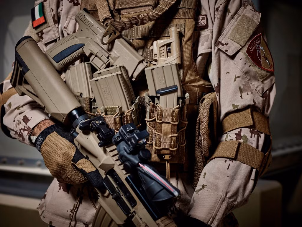 Súng được thiết kế vào năm 2013, được giới thiệu ra mắt công chúng vào năm 2015.Nguồn ảnh: Caracal