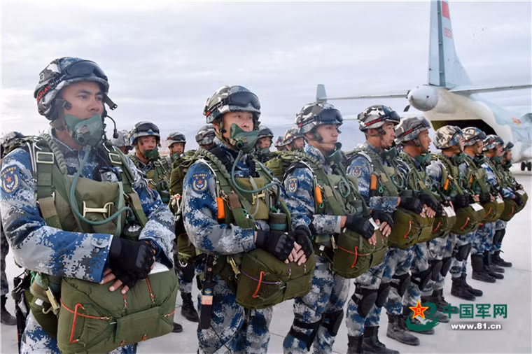 Đây đều là những binh lính tinh nhuệ được tuyển chọn từ những thành phần ưu tú nhất trong các lực lượng bộ binh Trung Quốc. Nguồn ảnh: 81cn.