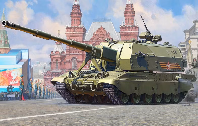 So với pháo Đức, pháo Nga hiện đại hơn, bắn xa hơn, chính xác hơn và cũng có tốc độ bắn cao hơn hẳn. Hiện pháo tự hành Coalition-SV đã thử nghiệm những công đoạn cuối cùng trước khi đi vào sản xuất hàng loạt.