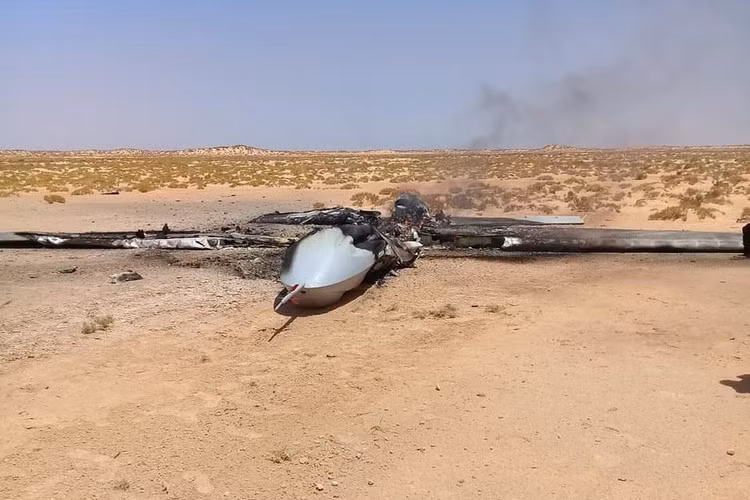 Nhận định ban đầu cho thấy đây là một máy bay trinh sát không người lái (UAV) của không quân hoàng gia Saudi Arabia đang làm nhiệm vụ, hiện chưa rõ chủng loại UAV bị hạ và vũ khí được sử dụng.