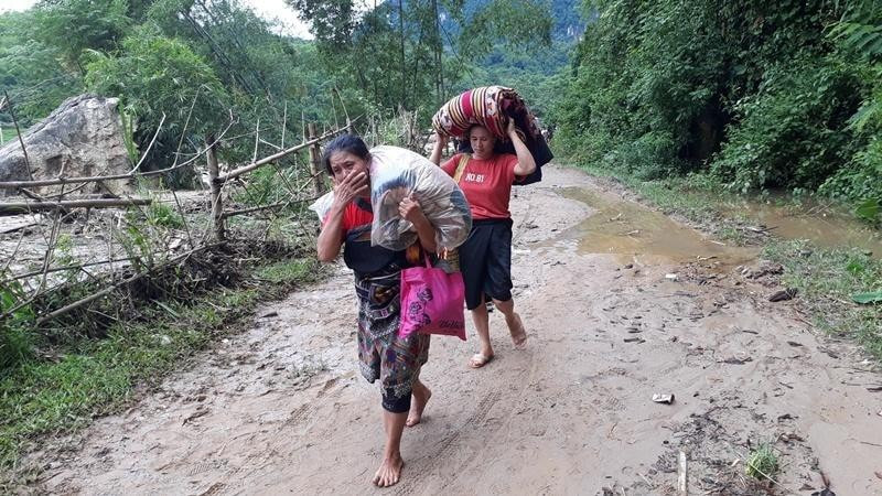 Hạ tầng y tế, văn hóa ở các xã, các bản cũng thiệt hại nặng nề. Trong nông nghiệp, hơn 100 ha lúa, ngô, rau màu, cây ăn quả bị thiệt hại, hơn 40 ha cây lâm nghiệp bị hư hỏng. Hơn 70 con gia súc, 860 con gia cầm của người dân cũng trôi theo dòng lũ. Nhiều hệ thống cấp nước sinh hoạt và thủy lợi, 29 đập dâng trên địa bàn bị hư hại..