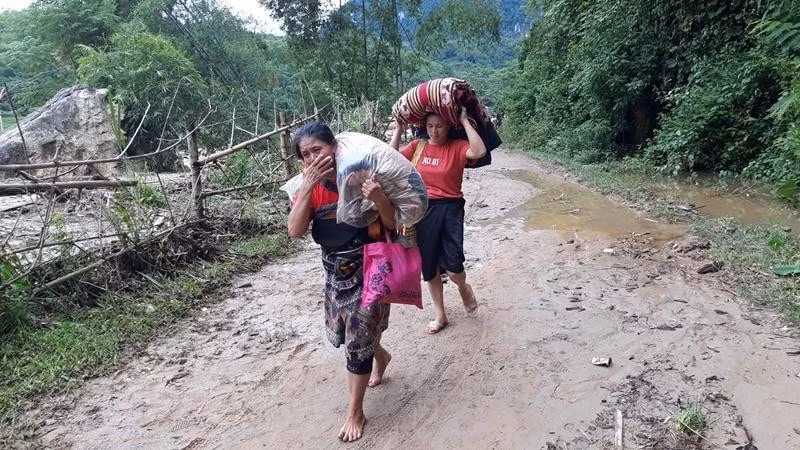 Hạ tầng y tế, văn hóa ở các xã, các bản cũng thiệt hại nặng nề. Trong nông nghiệp, hơn 100 ha lúa, ngô, rau màu, cây ăn quả bị thiệt hại, hơn 40 ha cây lâm nghiệp bị hư hỏng. Hơn 70 con gia súc, 860 con gia cầm của người dân cũng trôi theo dòng lũ. Nhiều hệ thống cấp nước sinh hoạt và thủy lợi, 29 đập dâng trên địa bàn bị hư hại..